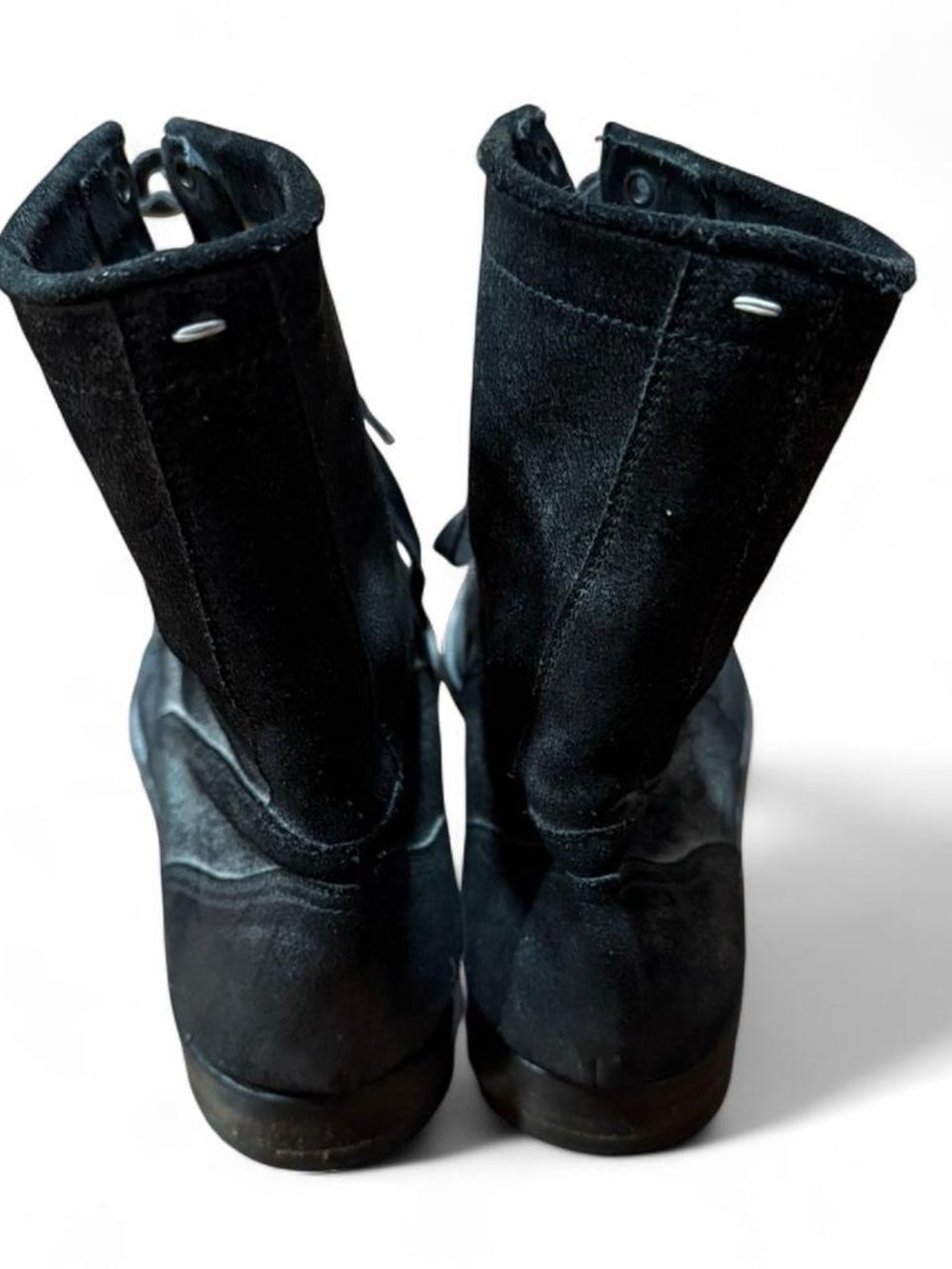 Maison Margiela Distressed Suede Combat Boots - Picture 5 of 8
